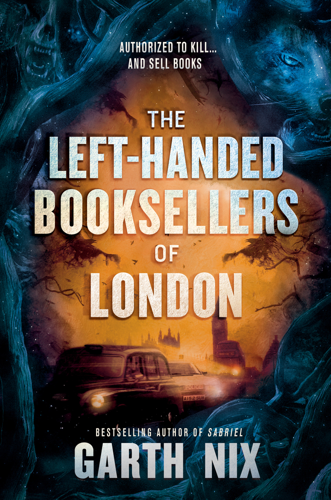 The Left-Handed Booksellers of London by Garth Nix book cover image